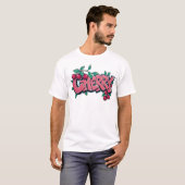 Kirsche, Cherrygraffiti, Frucht, Street Art, Urban T-Shirt (Vorne ganz)