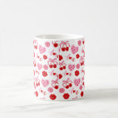 Kirsche Clube Tasse – Hübsche Ästhetik-Tasse (Mittel)