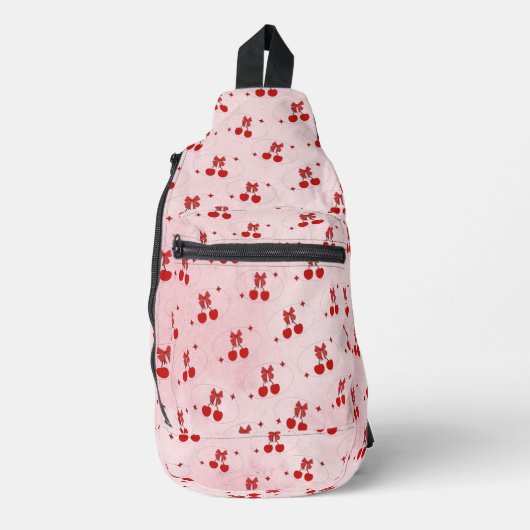 Kirsche Crossbody Bag (Vorderseite)