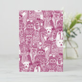 Kirsche Feiertagskarte (Stehend Vorderseite)