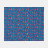 Kirsche Fleecedecke (Vorderseite (Horizontal))
