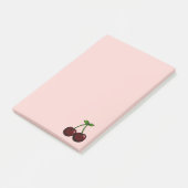 Kirsche - Fruchtsammlung - Post-it Klebezettel (angewinkelt)