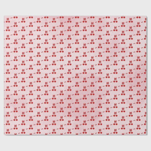 Kirsche Geschenkpapier (Flach)