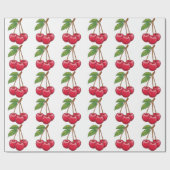 Kirsche Geschenkpapier (Flach)