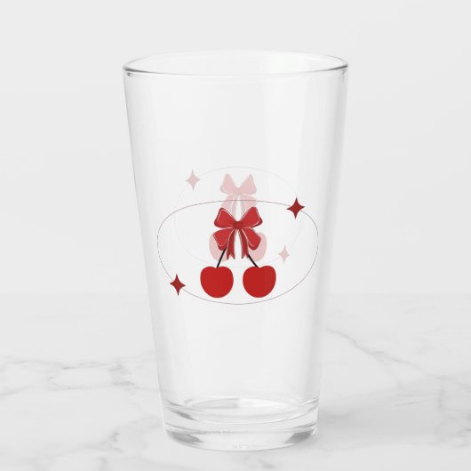 Kirsche Glas (Rückseite)