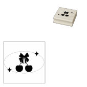 Kirsche Gummistempel (Stempel)