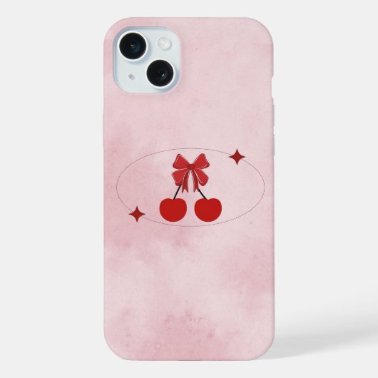 Kirsche iPhone Hülle (Rückseite)