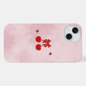 Kirsche iPhone Hülle (Rückseite (Horizontal))