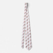 Kirsche Japan Pastell Sakura Krawatte (Rückseite)