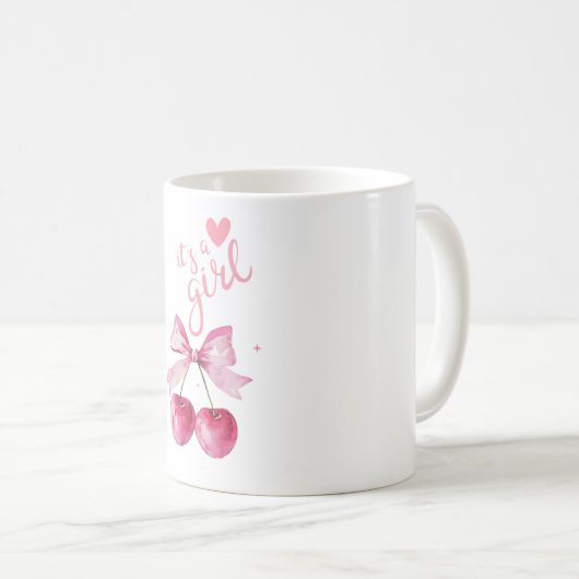Kirsche Kaffeetasse (VorderseiteRechts)