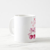 Kirsche Kaffeetasse (Vorderseite Links)