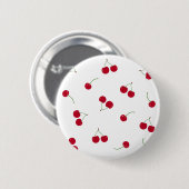 Kirsche Kirschen Button (Vorne & Hinten)