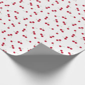 Kirsche Kirschen Geschenkpapier (Ecke)