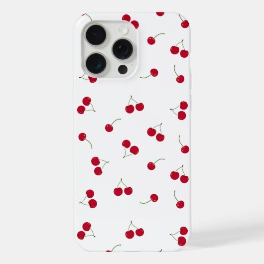 Kirsche Kirschen iPhone Hülle (Rückseite)