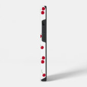 Kirsche Kirschen iPhone Hülle (Linke Seite)