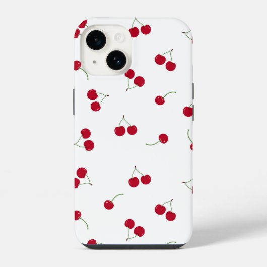 Kirsche Kirschen iPhone Hülle (Rückseite)