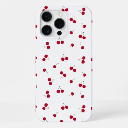 Kirsche Kirschen iPhone Hülle (Rückseite)