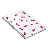 Kirsche Kirschen Notizblock (Rechte Seite)