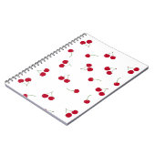 Kirsche Kirschen Notizblock (Linke Seite)
