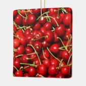 Kirsche Kirschen Rot Keramikornament (Links)