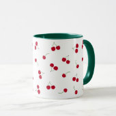 Kirsche Kirschen Tasse (VorderseiteRechts)