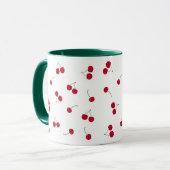 Kirsche Kirschen Tasse (Vorderseite Links)
