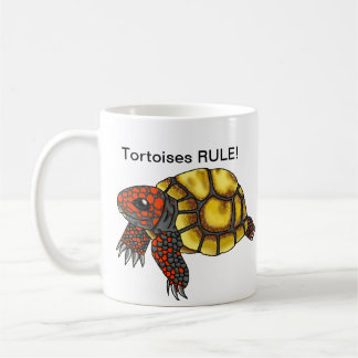 Kirsche-Köpfige Rot-Füßige Schildkröten-Tasse Kaffeetasse