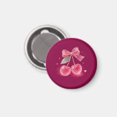 Kirsche Magnet (Vorderseite/Rückseite)