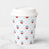 Kirsche oben drauf pappbecher (Links)