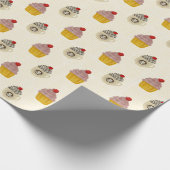 Kirsche Obenauf Geschenkpapier (Ecke)