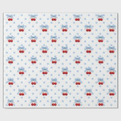 Kirsche obendrauf geschenkpapier (Flach)
