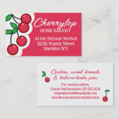 Kirsche Obstbäckerei Visitenkarte (Vorne/Hinten)