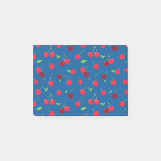 Kirsche Post-it Klebezettel (Vorderseite)