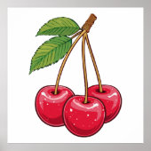 Kirsche Poster (Vorne)