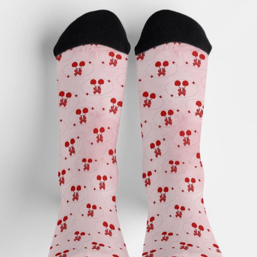 Kirsche Socken (Oben)