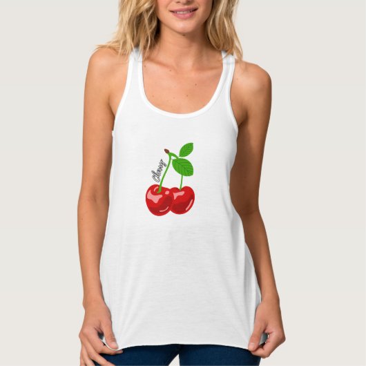 Kirsche süß tank top (Vorderseite)