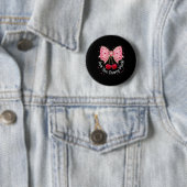 Kirsche und Schleifen Süße Kirsche Liebe dich Kirs Button (Beispiel)