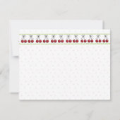 Kirschebene danken Ihnen zu kardieren Dankeskarte (Rückseite)