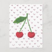 Kirschen 2 postkarte (Vorderseite)