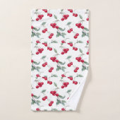 Kirschen Badhandtuch Set (Handtuch)