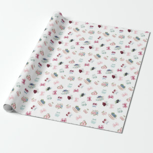 Kirschen, Beeren und Bögen! Geschenkpapier