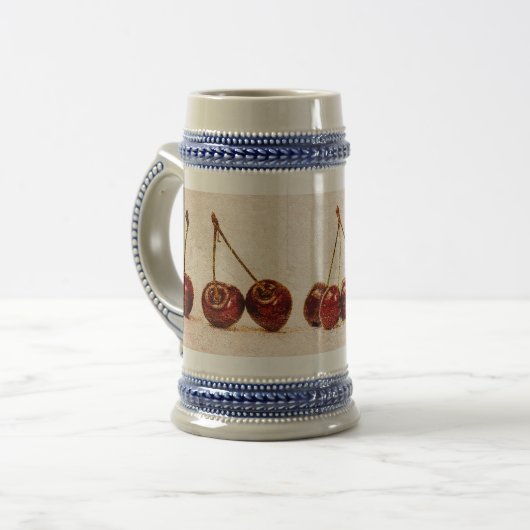 Kirschen Bierglas (Vorderseite Links)