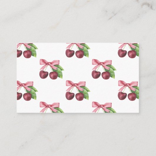 Kirschen Bugbabydusche - Display Dusche Begleitkarte (Rückseite)