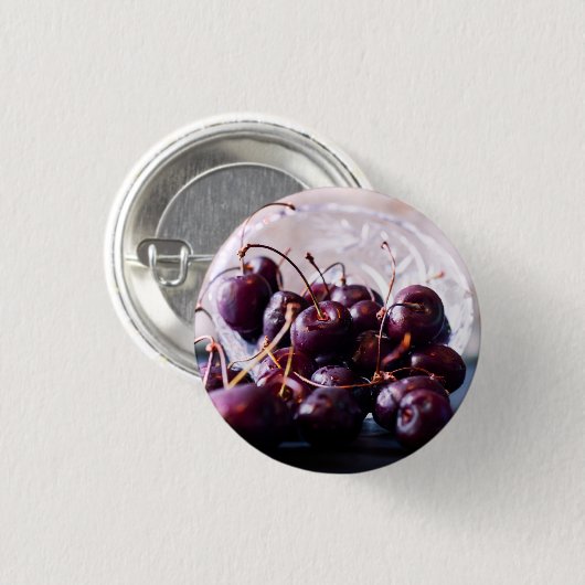 Kirschen Button (Vorne & Hinten)