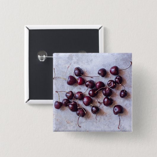 Kirschen Button (Vorne & Hinten)