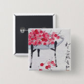 Kirschen Button (Vorne & Hinten)