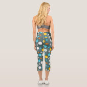 Kirschen Capri Leggings (Rückseite)