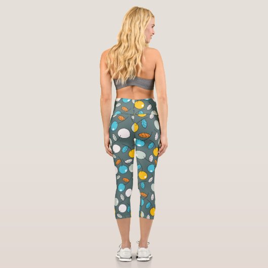 Kirschen Capri Leggings (Rückseite)