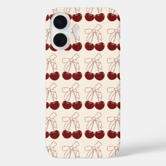 Kirschen Case-Mate iPhone Hülle (Rückseite)