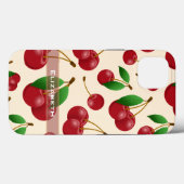 Kirschen Case-Mate iPhone Hülle (Rückseite (Horizontal))